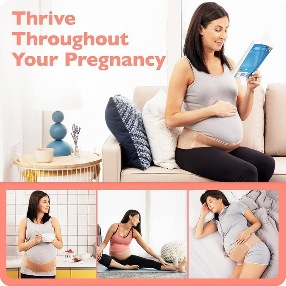 AZMED Maternity Support Belly Band - Picture 5 of 9